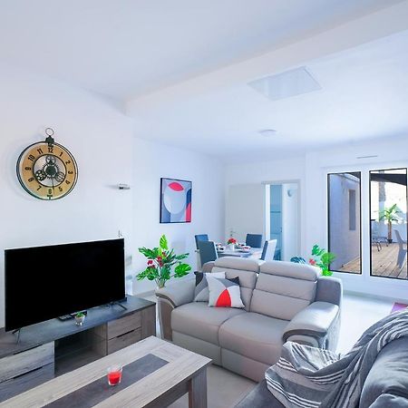 Superbe Appartement A 2 Pas Des Halles, Climatise, Terrasse, Garage Нарбонн Екстер'єр фото